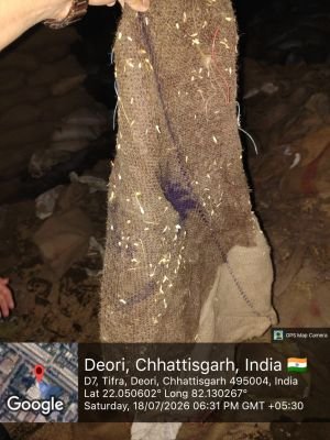 Flood Affected Stock of Grains, Jute Bags & Plastic Bags